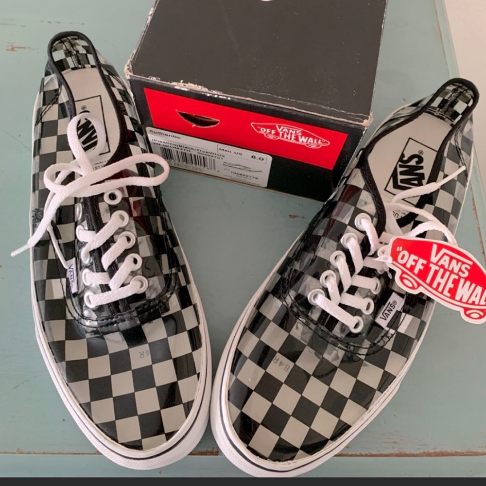 Vans Authentic Black and White Sneakers